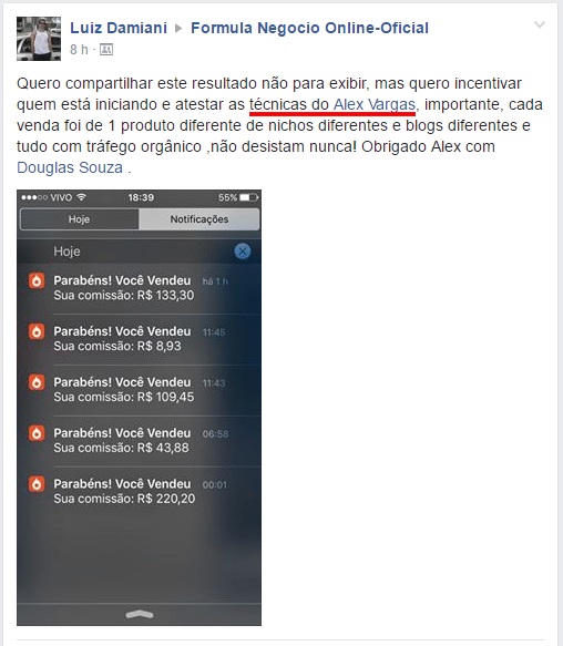 Fórmula Negócio Online funciona