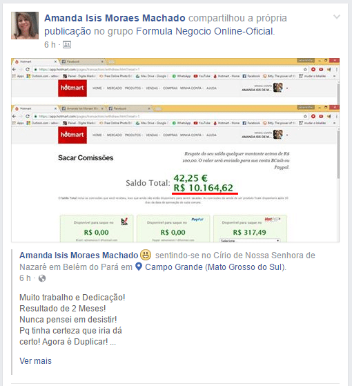 Fórmula Negócio Online funciona